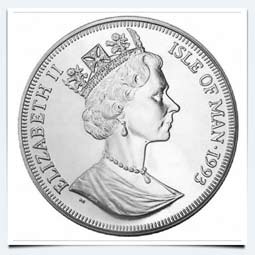 фото мэйн кун монета остров Мэн Великобритания